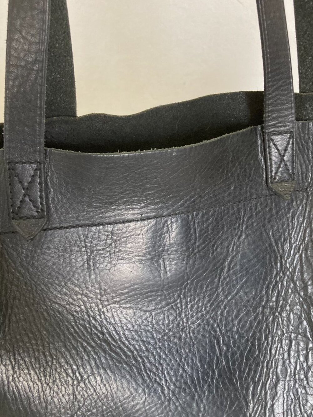 Madewell The Transport Medium Crossbody | Shoulder bag | Black Leather Tote Bag - Picture 7 of 15